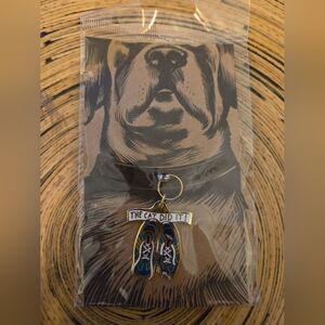 Dog collar charm "The Cat Did It"